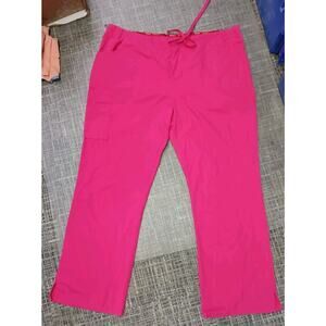 DICKIES Unisex Drawstring SCRUB PANTS EDS #93643 pink size XL used